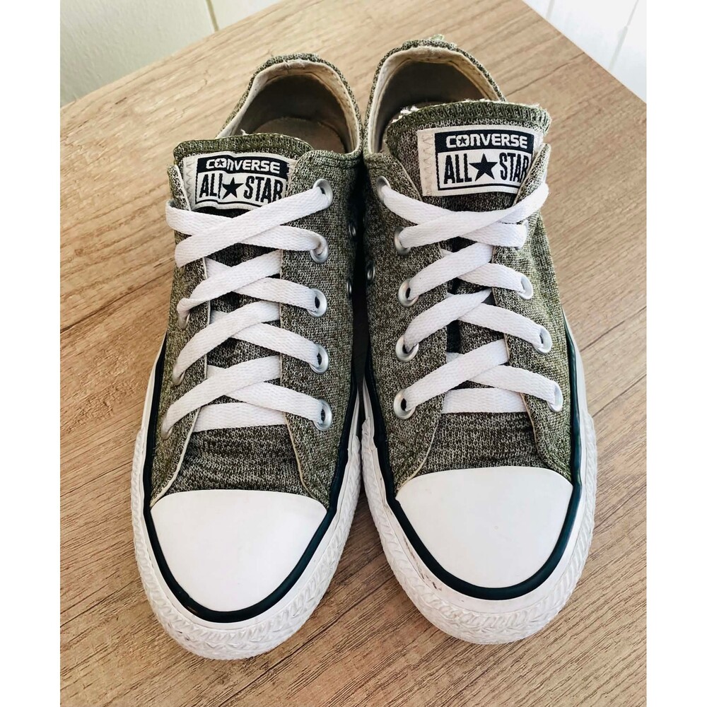 Converse All Star Low Top Olive Heather Sneakers Unisex Size 3 Men's / 5 Women's